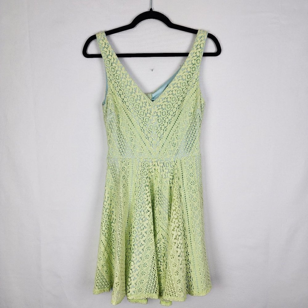 City Studio Lace Open Back Dress 5